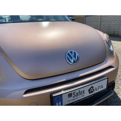 Film adhésif rose gold métallisé satiné APA made in Italy