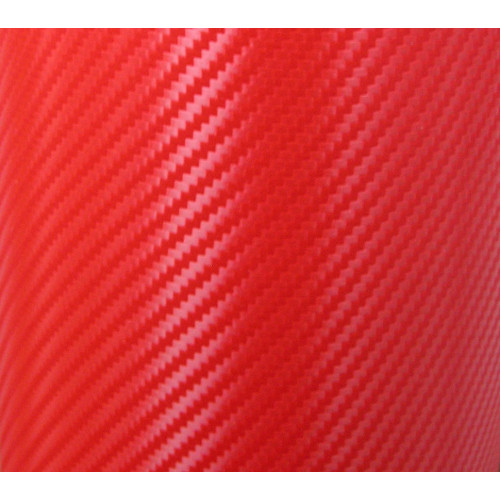 Película adhesiva 3D efecto carbón rojo APA made in Italy car