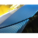 Película adhesiva 3D efecto carbono azul APA made in Italy car