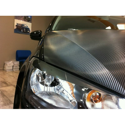 APA 3D schwarze Carbonoptik Klebefolie made in Italy Car
