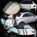 Reflective Italian flag vinyl adhesive band for car and