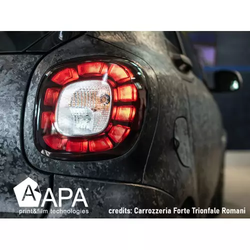 Película adhesiva 3D efecto carbono forjado APA made in Italy