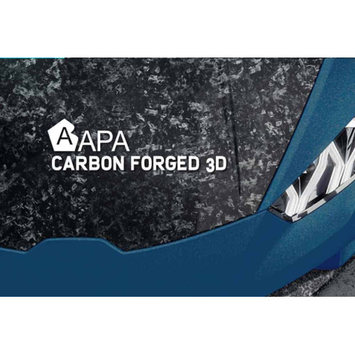 Film adhésif 3D effet carbone forgé APA made in Italy covering