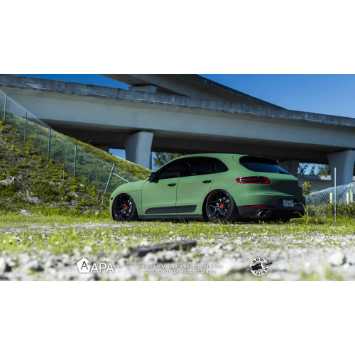 Pellicola adesiva ultraOpaco velluto military green APA made in