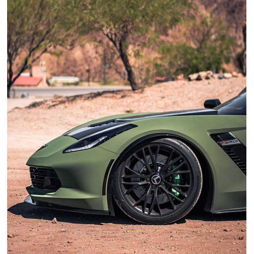 APA ultra matte velvet military green adhesive film made in