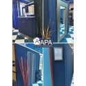 APA ultra matte Samtblau Klebefolie made in Italy Car Wrapping