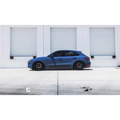 Film adhésif ultra mat velours bleu APA made in Italy covering