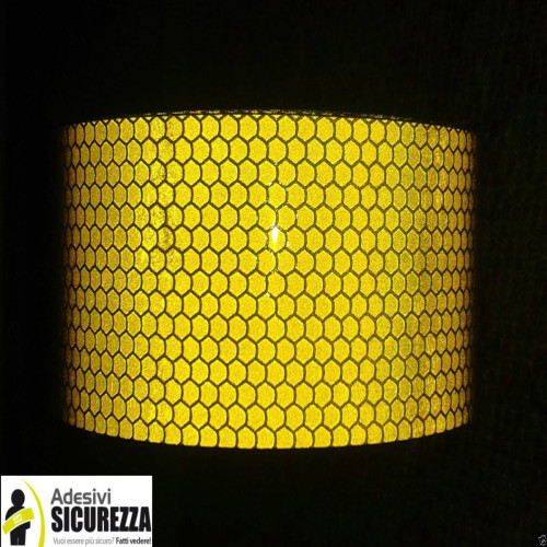 yellow reflective warning adhesive tape(class 2) - 50mm Best