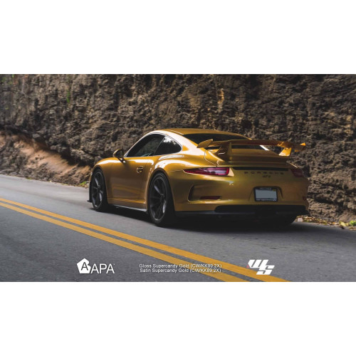 APA glänzende metallisierte candy-gold Klebefolie made in Italy