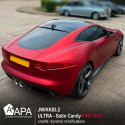 APA matte metallic fire red adhesive film made in Italy car