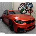 APA matte metallic fire red adhesive film made in Italy car