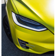 APA matte metallisierte limefarbene Klebefolie made in Italy 2