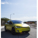 APA matte metallic lime adhesive film made in Italy car