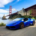 APA matte metallic blue adhesive film made in Italy car